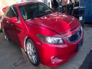 2010 HONDA ACCORD,RED, EX-L MODEL, 3.5L, AT.   A26246